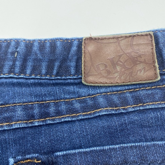 BKE Buckle Sabrina Stretch Bootcut Flare Blue Jeans Womens 27z33.5 Low rise Dark - Picture 6 of 8